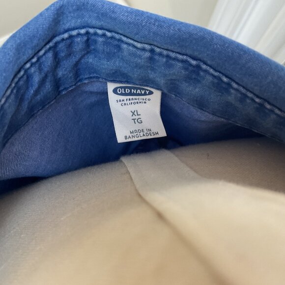 Old Navy/Gap Chambray Casual Shirt Dress - Picture 5 of 6